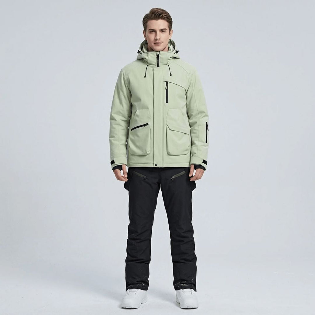 Ensemble de ski homme veste et salopette, vue de face