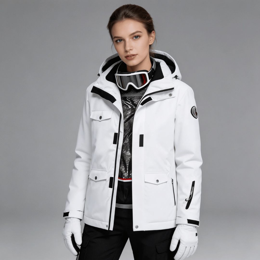 Manteau de neige femme, coloris rose