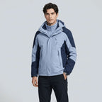 Detail du zip et des poches de la veste 3 en 1 homme